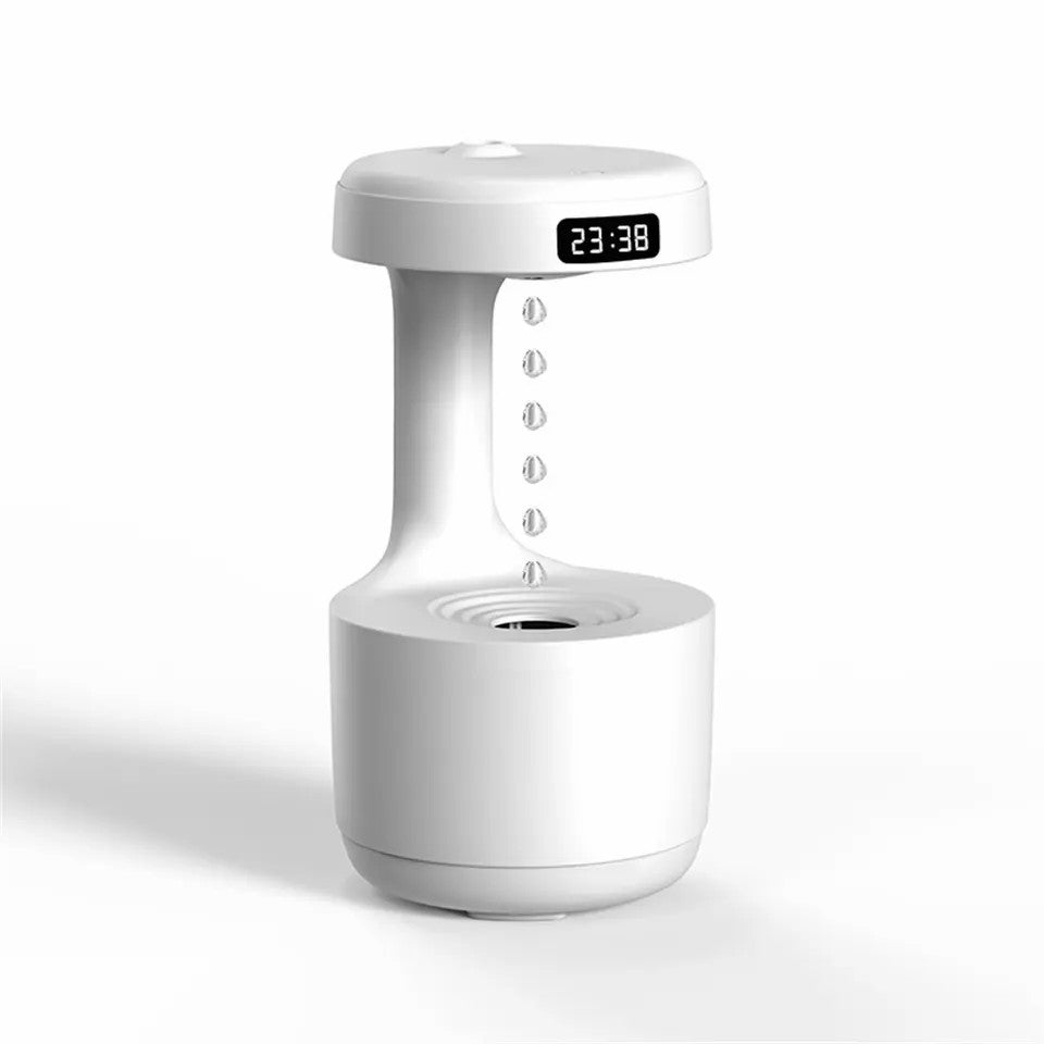 Anti-Gravity LED Humidifier with Clock - Primehut