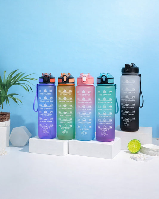 900ml Motivational Gradient Water Bottle