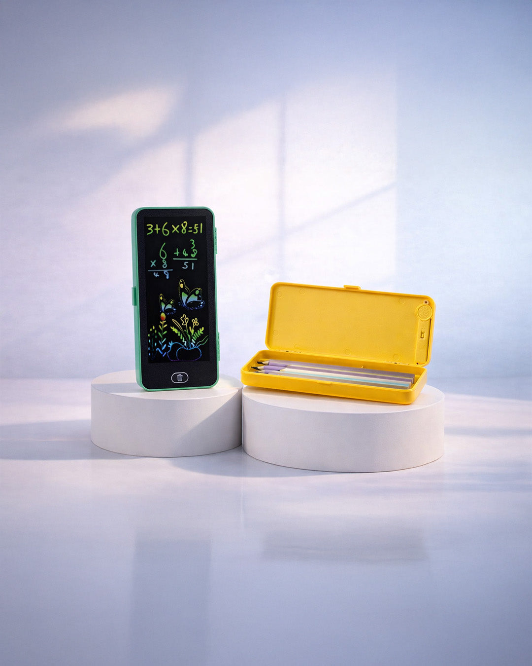 LCD Writing Pad Geometry Box for Kids