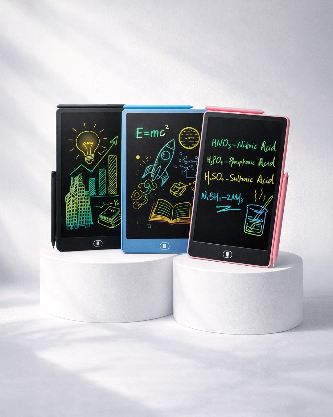 LCD Writing Tablet for Kids with One-Click Erase & Stylus Pen