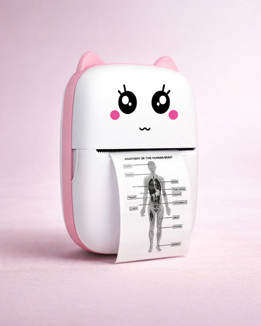 Mini Bluetooth Thermal Printer for Notes & Photos