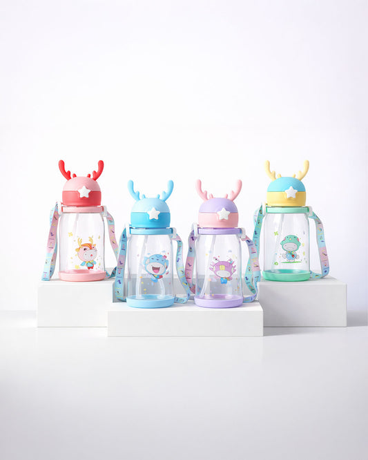 Cute Kids Ear Bottle with Strap
