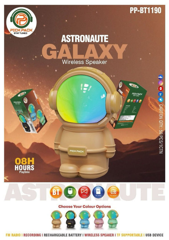 Galaxy Astronaut Wireless Bluetooth Speaker