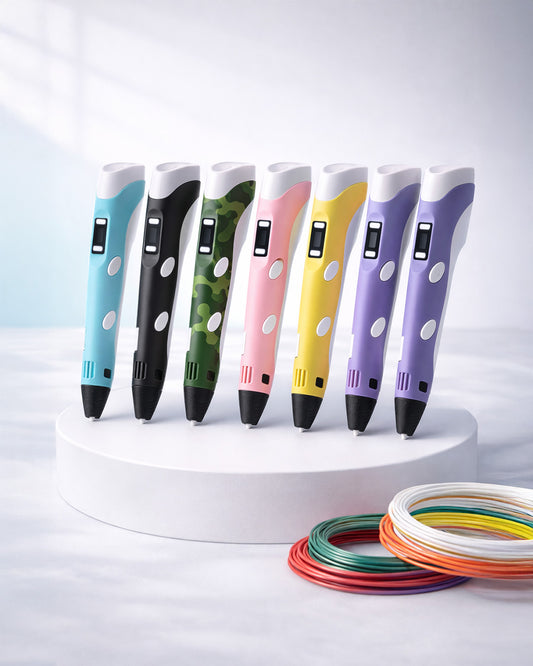 3D Printing Pen with LED Display & Speed Control