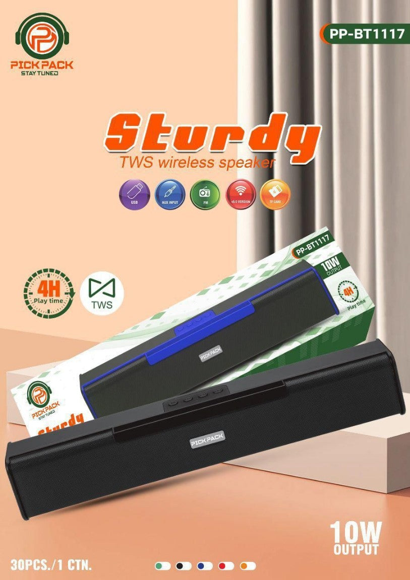 Sturdy 10W TWS Bluetooth Soundbar