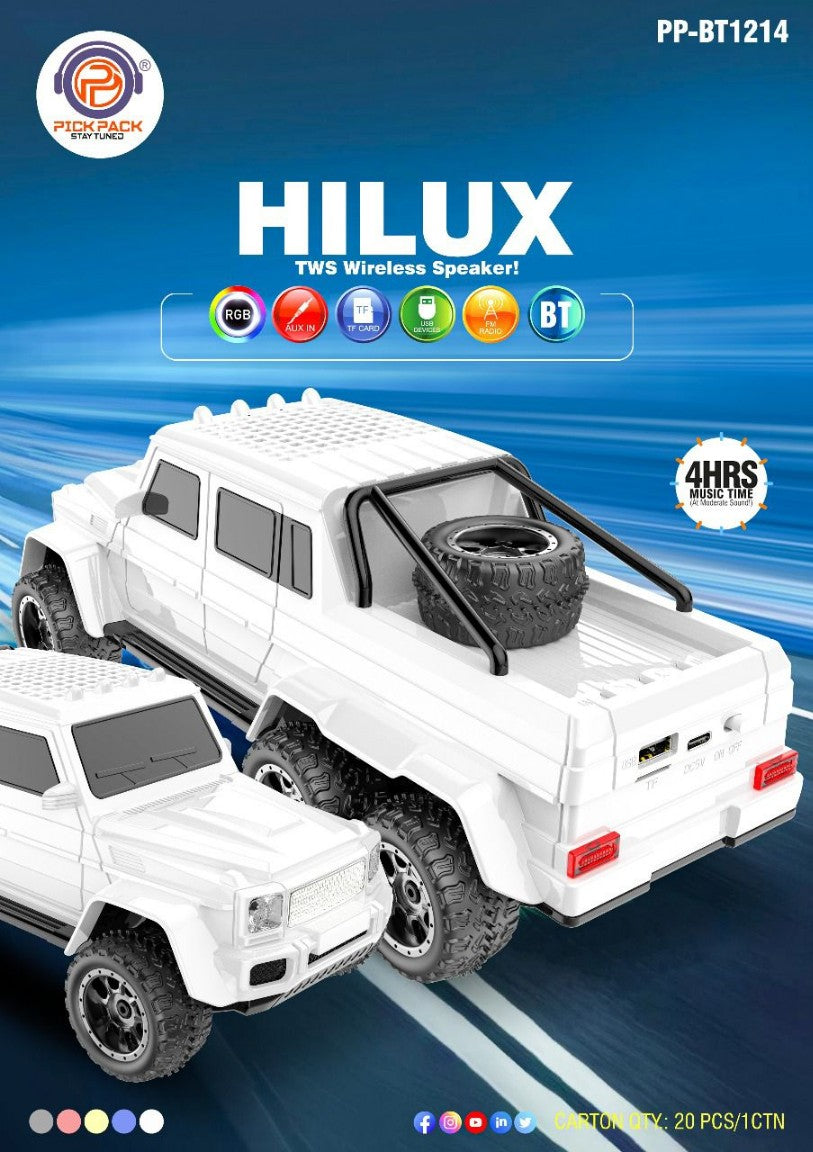 Hilux RGB Car Shape Bluetooth Speaker