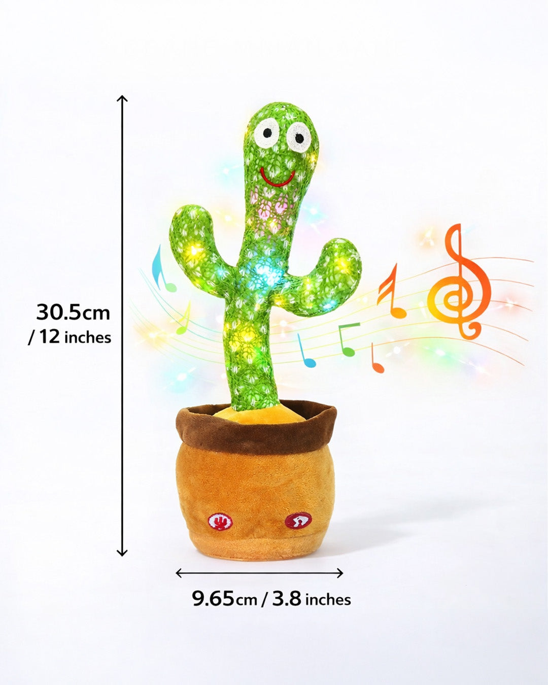Dancing Talking Cactus Toy with Music & Lights for Kids