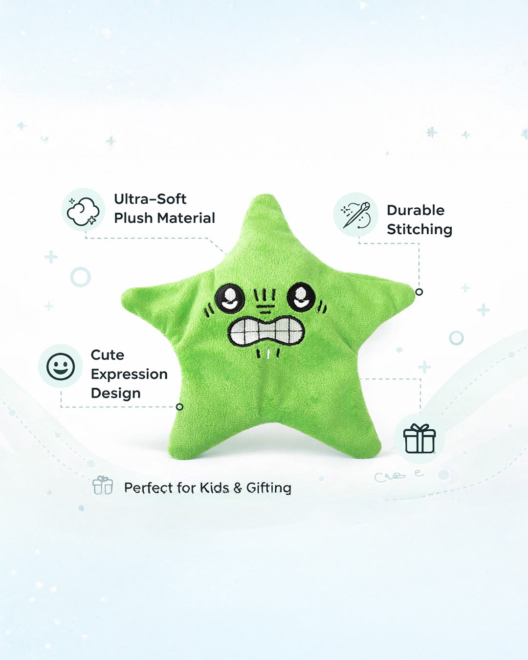 Musical Starfish Plush Toy for Kids & Gifting