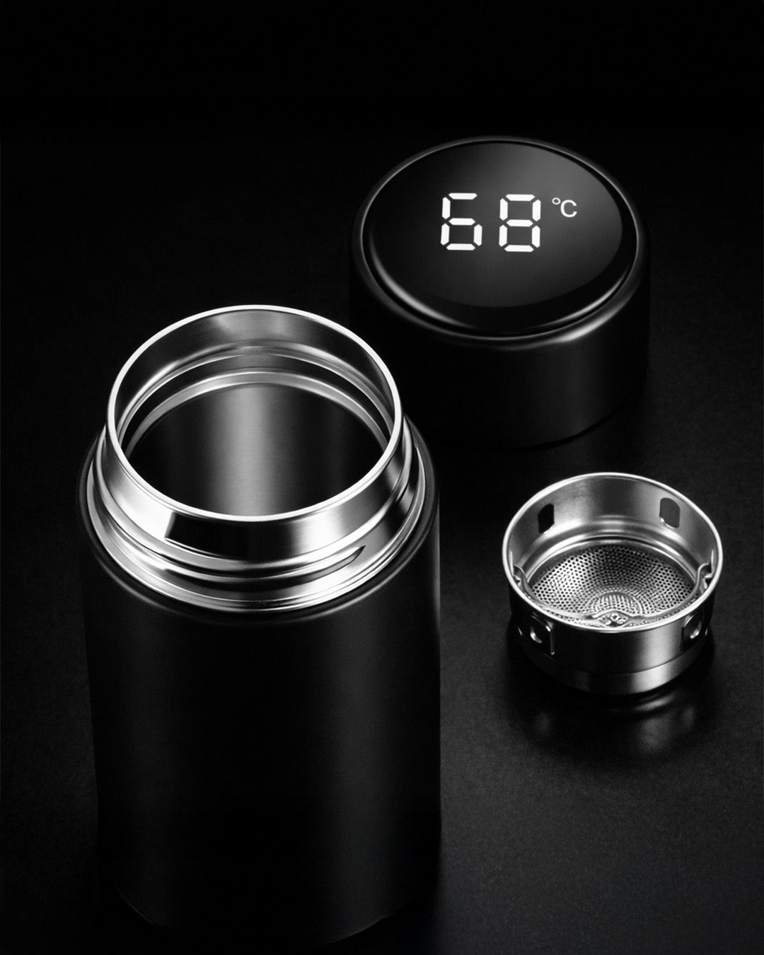 Smart Temperature Display Vacuum Bottle for Hot & Cold Drinks