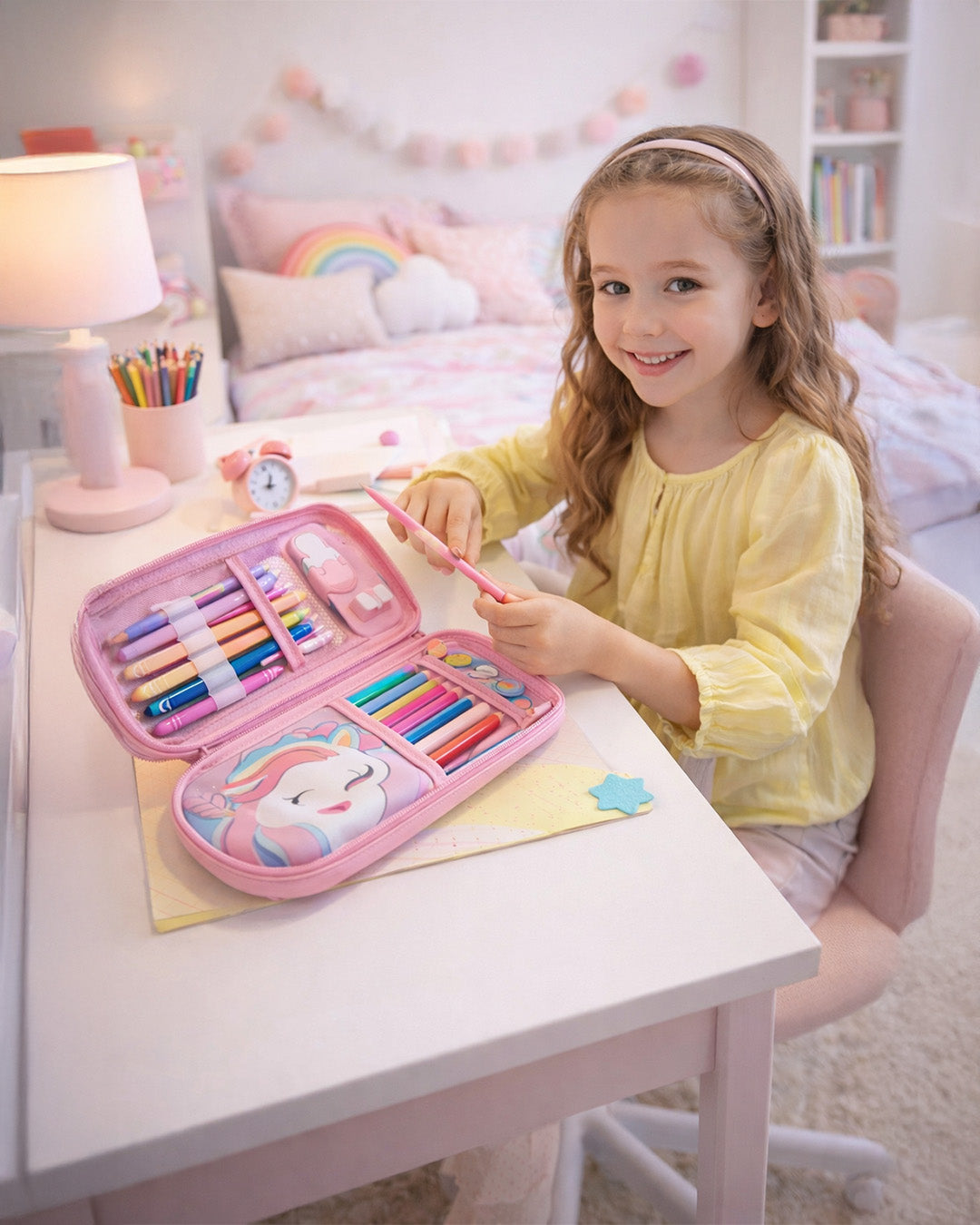 Cute 3D Small Pencil Pouch for Kids