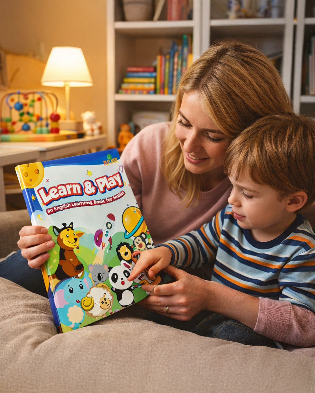 Learn & Play Interactive English Learning Book for Kids