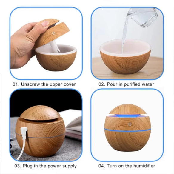 Aroma Essential Oil Humidifier - Primehut