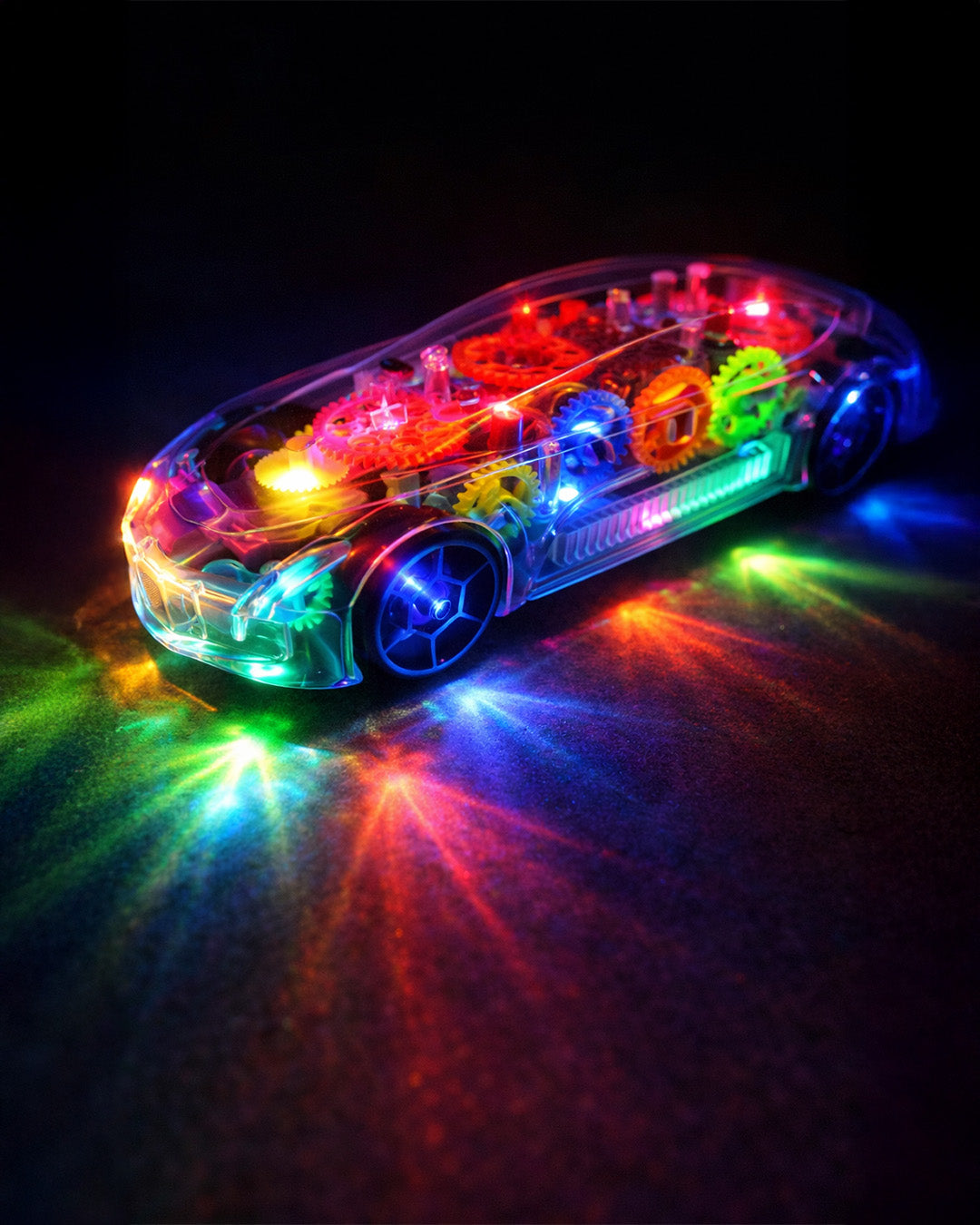 Transparent Concept Racing Car with Music & LED Lights