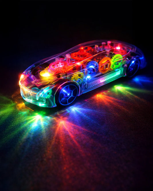 Transparent Concept Racing Car with Music & LED Lights