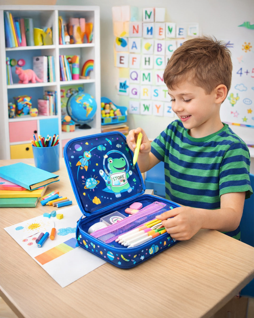 Cute 3D Small Pencil Pouch for Kids