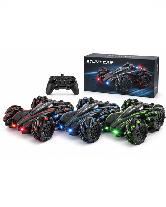 Remote Control Stunt Car with Spray & LED Lights