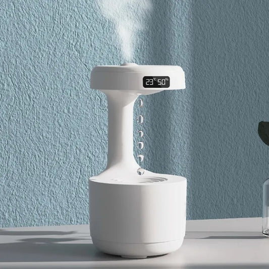 Anti-Gravity LED Humidifier with Clock - Primehut